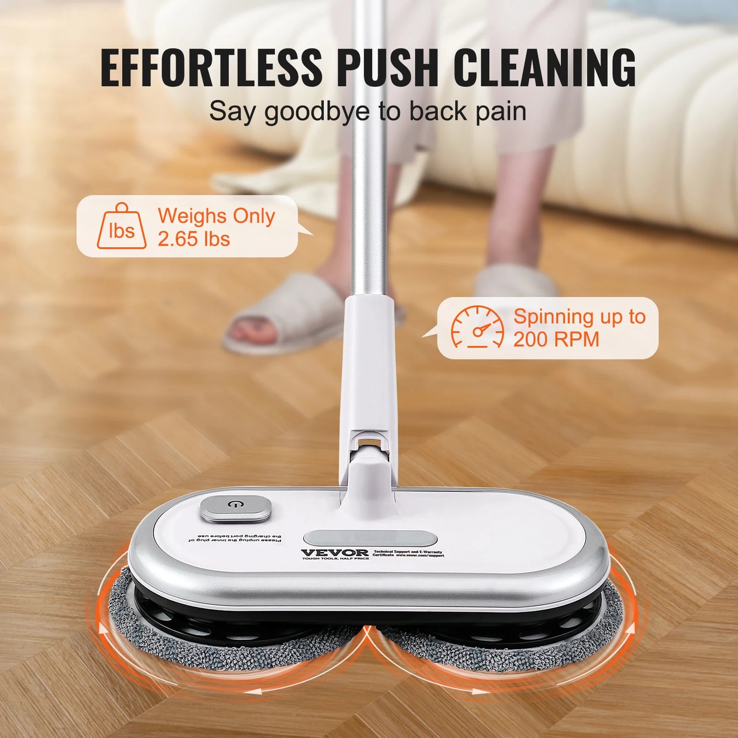 VEVOR Cordless Electric Mop