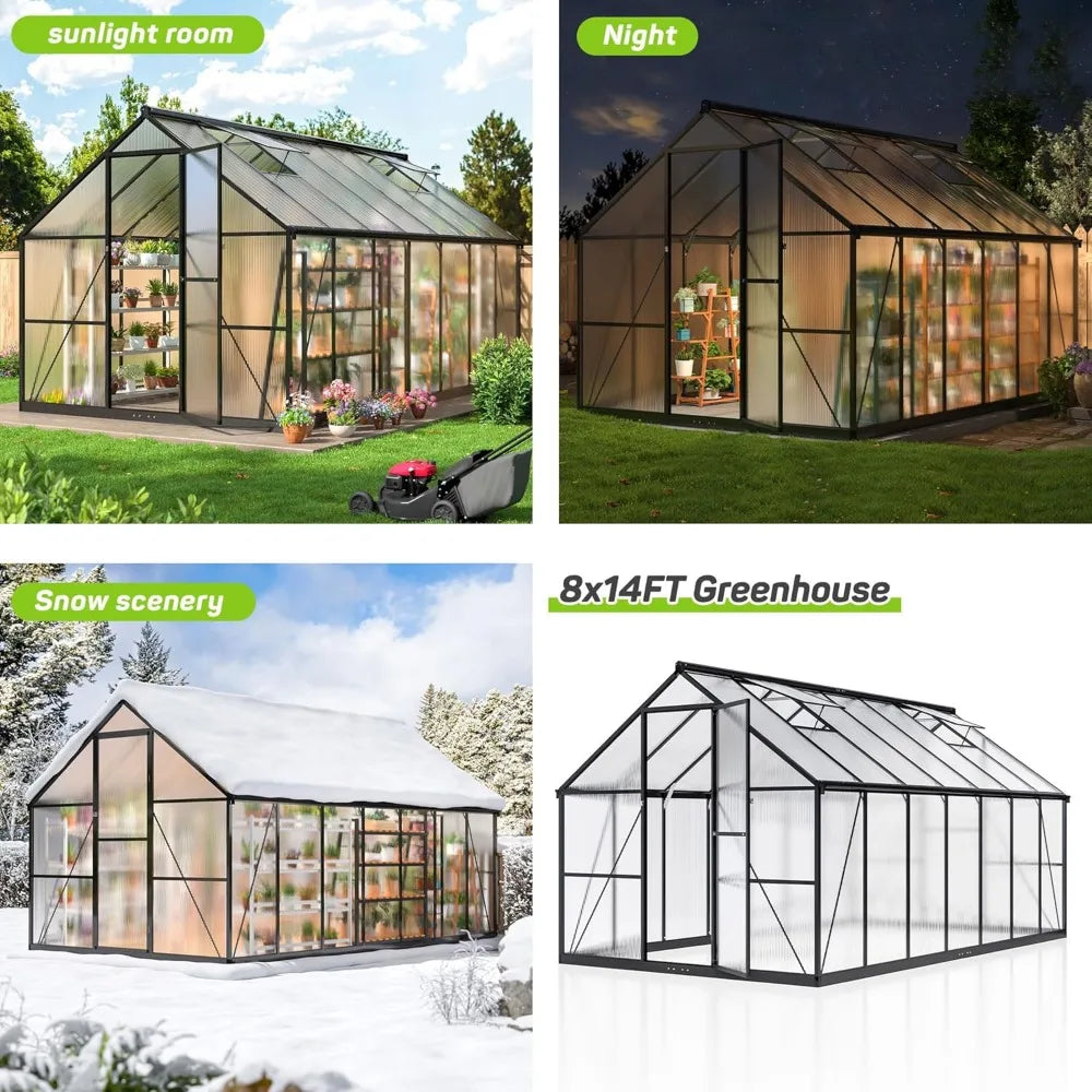 Greenhouse for Outdoors 8x14 FT,