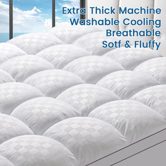 Extra Thick Mattress Pad Cover