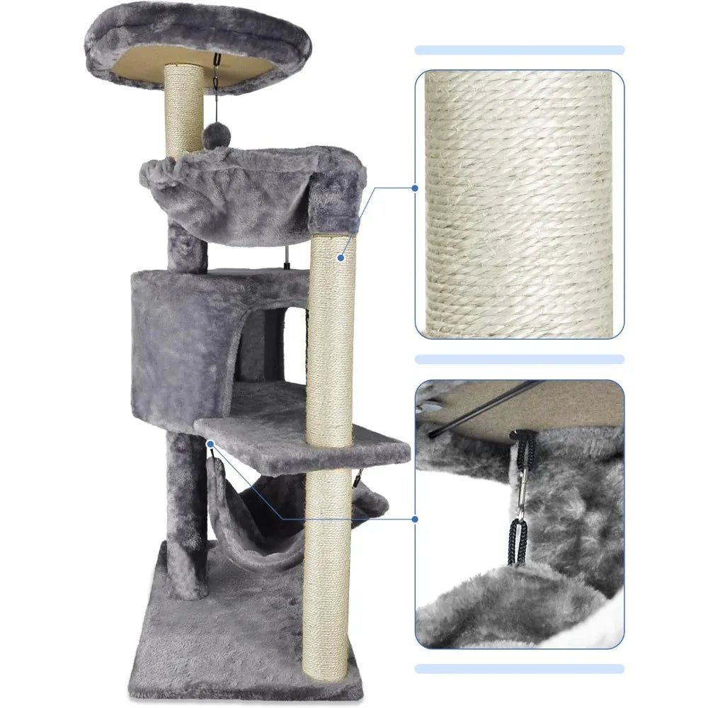 Cat Tree with Large Hammock,