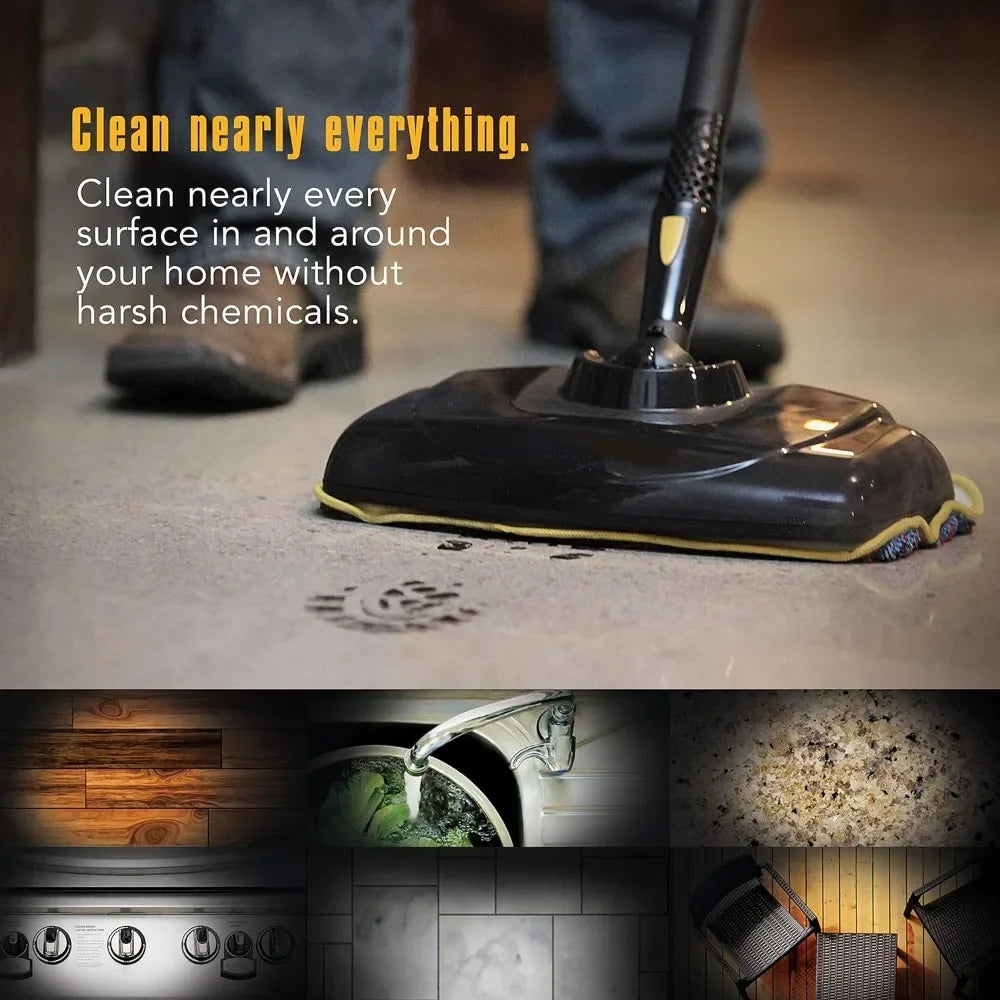 Canister Steam Cleaner with 20 Accessories,