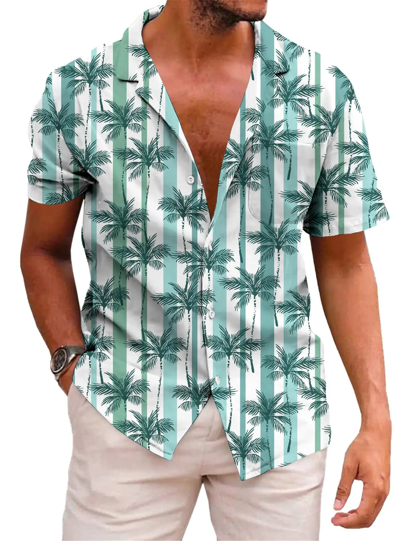 Hawaiian Shirt for Men Short Sleeve Button Down