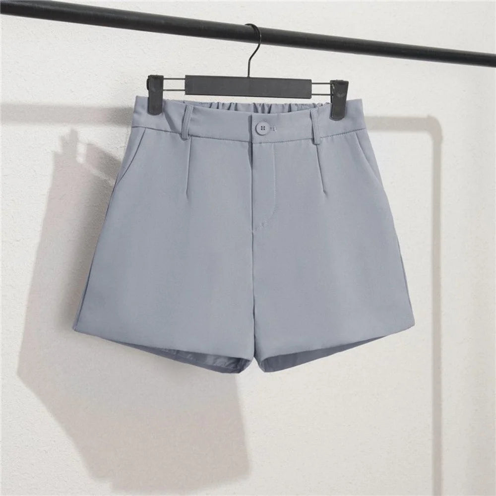 Solid Casual Elegant Trendy OL Office Lady Short Women's Pants