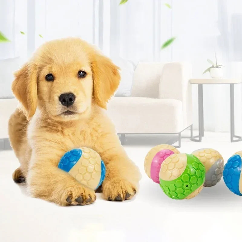 TRP dog ball New bite-resistant plaid interactive toy toy molar toy