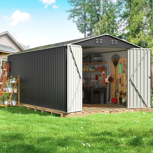 8x12 FT Outdoor Storage Shed,
