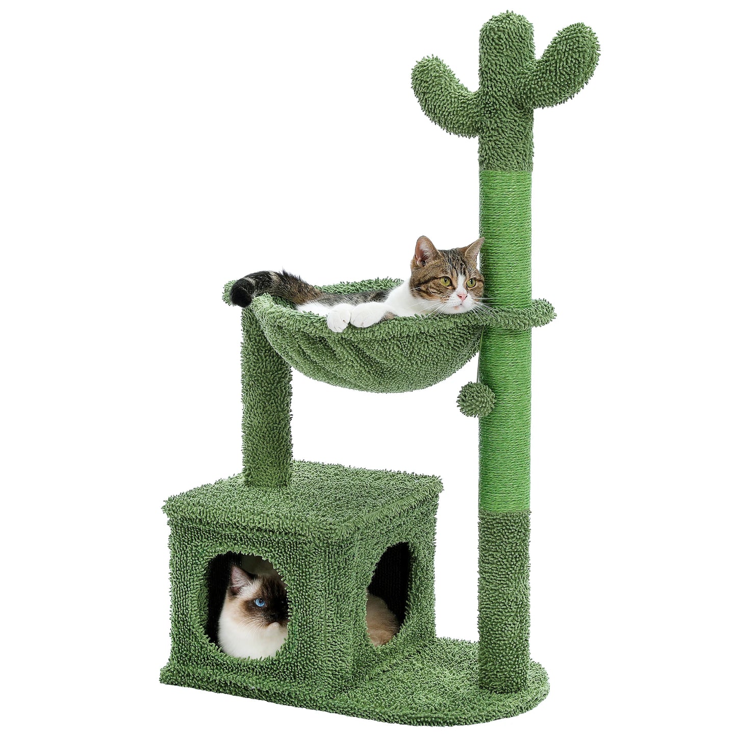Cactus Cat Tree with Large Condo,