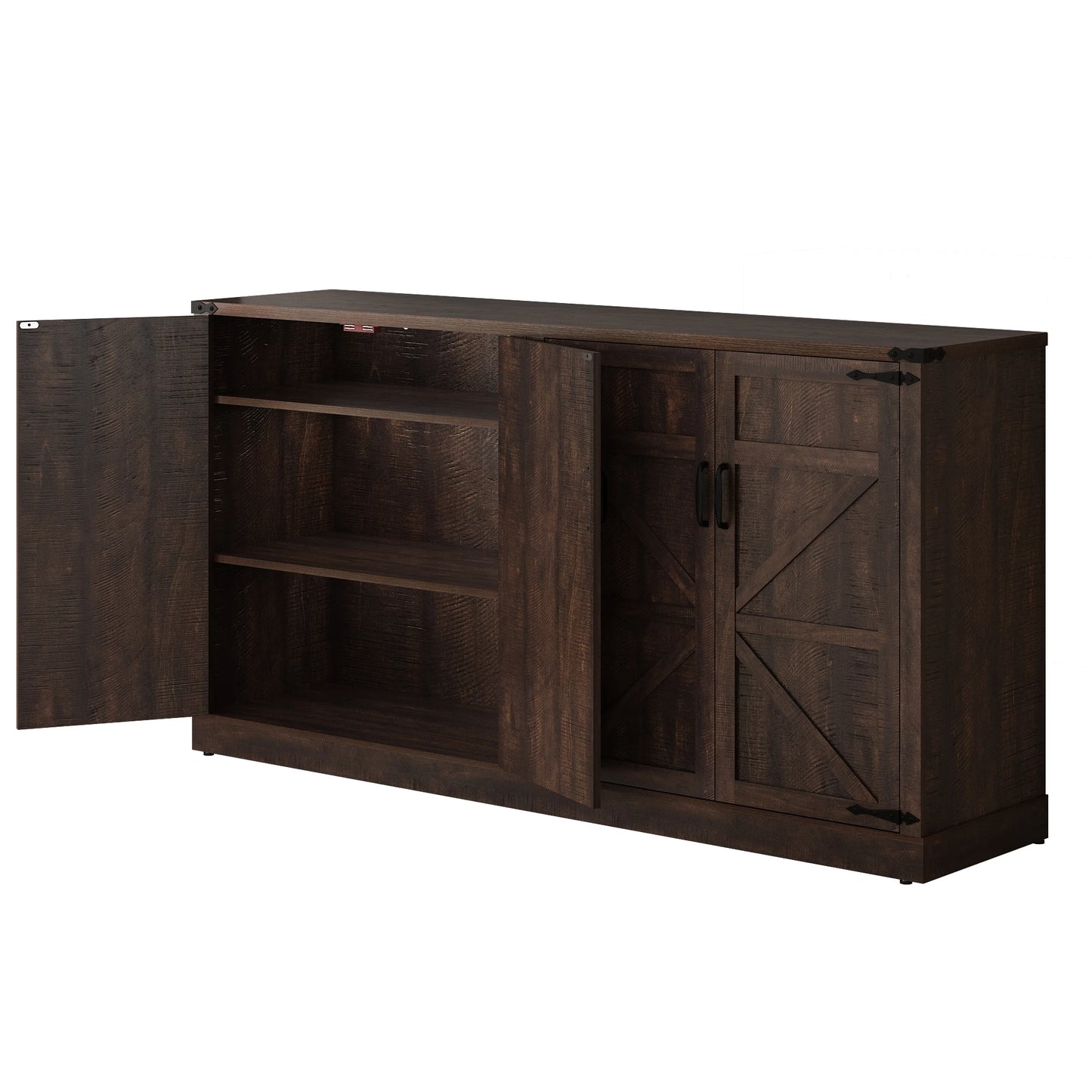 Buffet Cabinet Coffee Bar Cabinet with Drawers & Doors