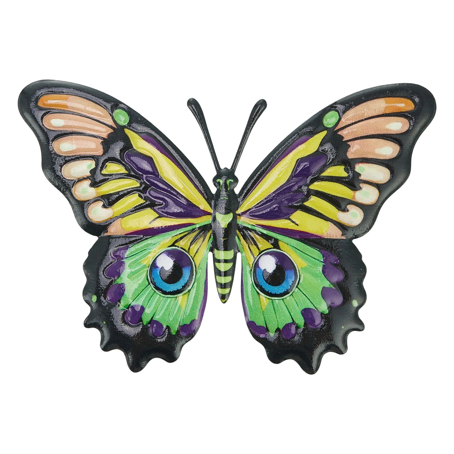 Vibrant Metal Butterfly Wall Decor Sculpture for Indoor Outdoor Home Garden  Decoration