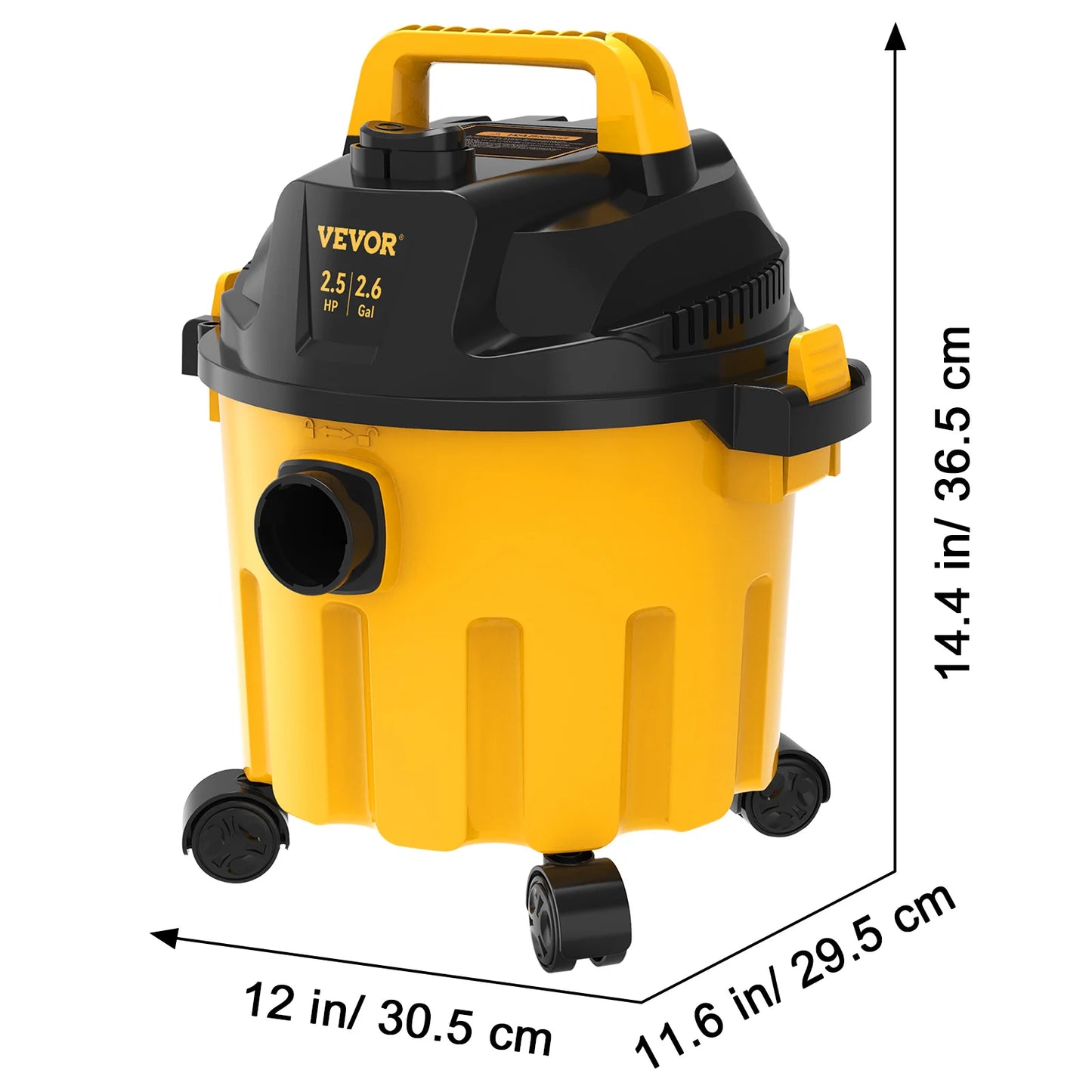 VEVOR Wet Dry Vac 2.6 Gallon