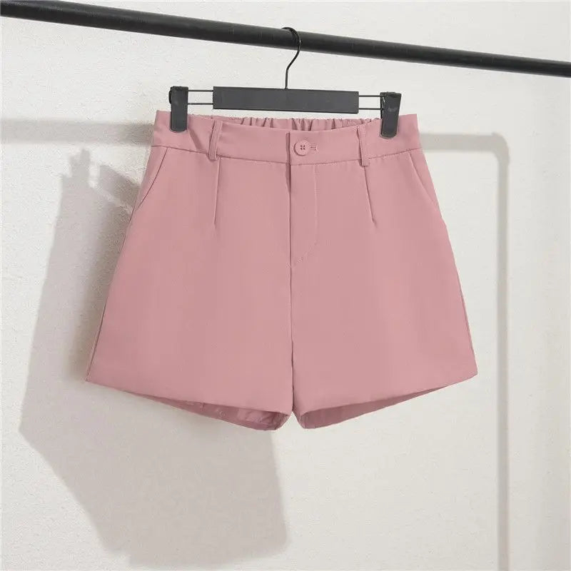 Solid Casual Elegant Trendy OL Office Lady Short Women's Pants