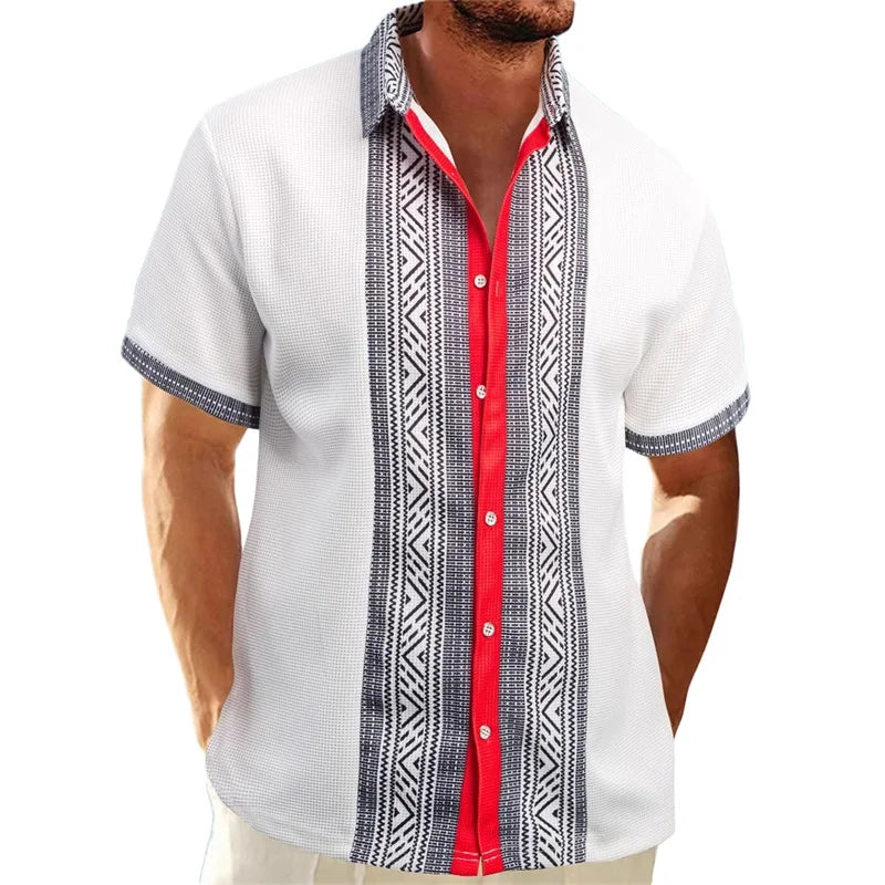 Men s Vintage Style Collared Shirt