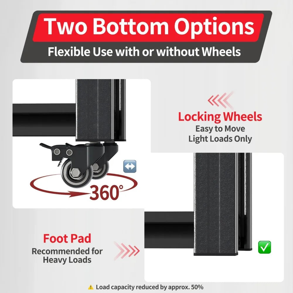 H 5-Shelf Metal Storage Shelves, 2000 lbs Garage Shelving Unit with Pegboard, Adjustable Industrial Heavy Duty Storage Rack