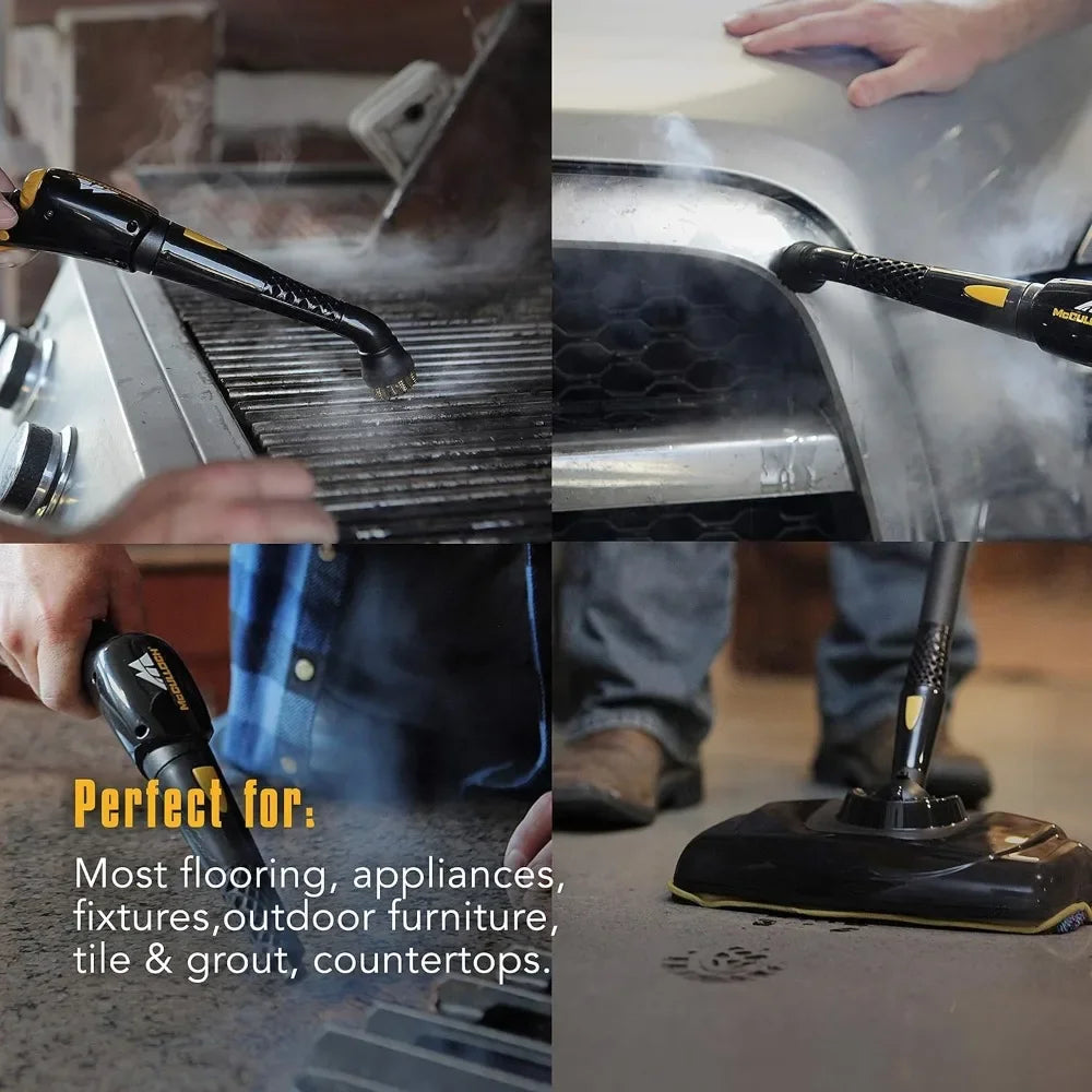 Canister Steam Cleaner with 20 Accessories,