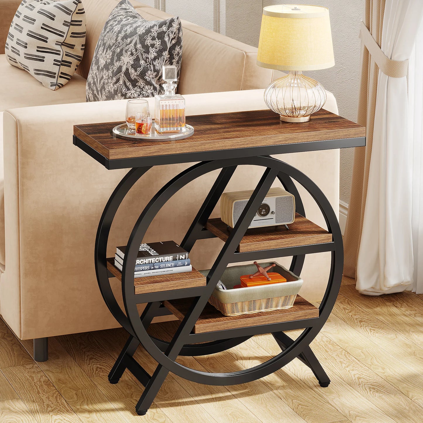 Tribesigns End Table for Living Room,