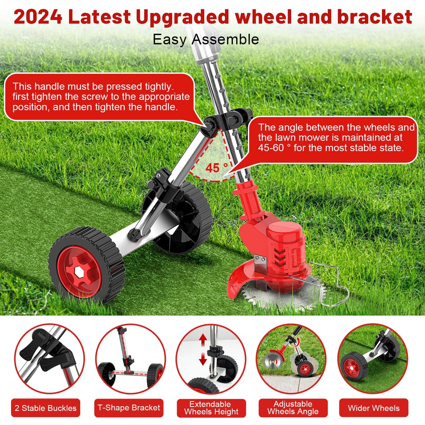 24V Cordless Grass String Trimmer