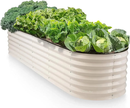 Galvanized Steel Raised Garden Bed ，