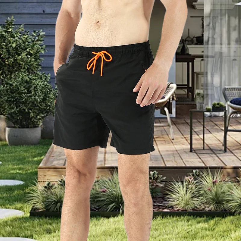 Men s Swim Trunks Adjustable Drawstring