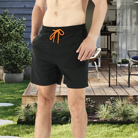Men s Swim Trunks Adjustable Drawstring