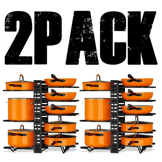 2 Pack Pot and Pan Rack,