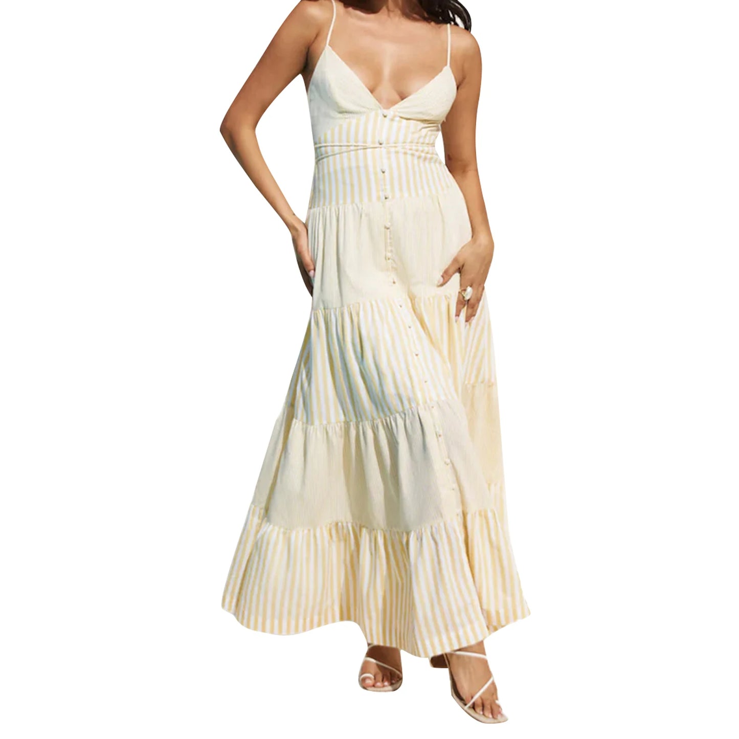 Elegant Floral Print Off-Shoulder Maxi Dress Boho Style