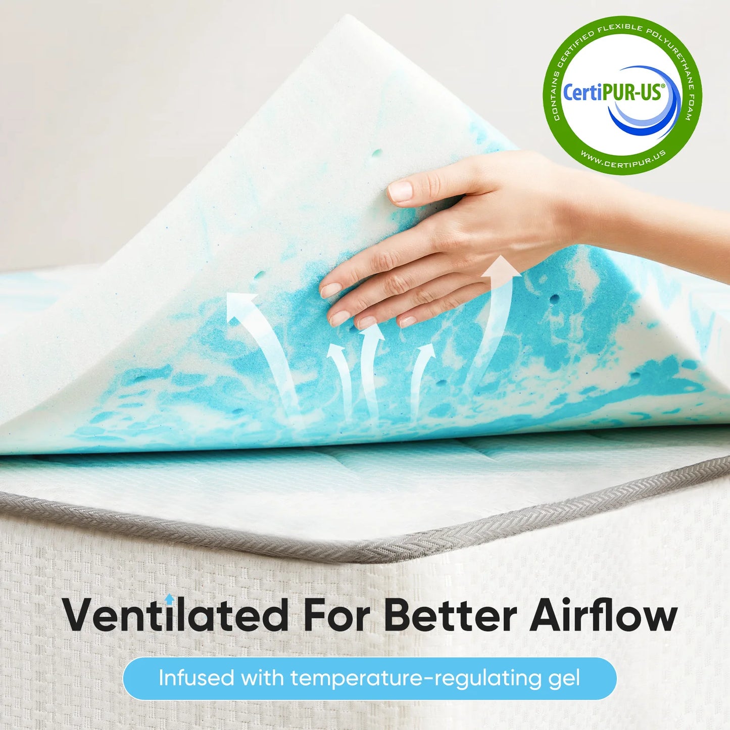Memory Foam Mattress Topper