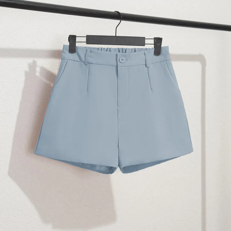 Solid Casual Elegant Trendy OL Office Lady Short Women's Pants